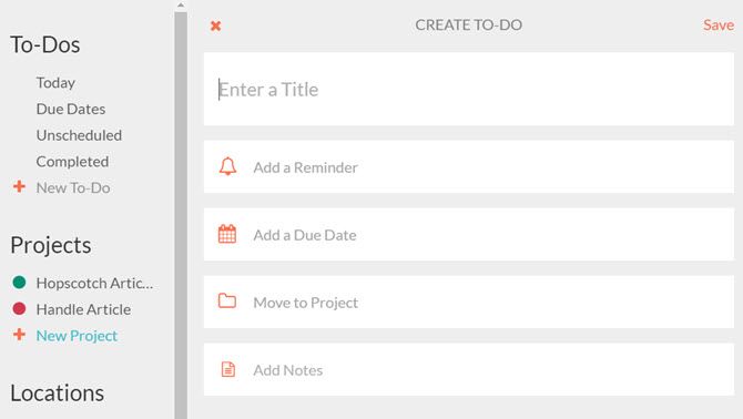 дескриптор для Gmail создать задачу
