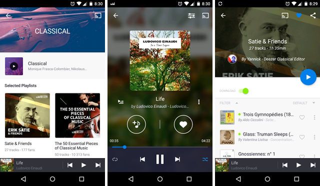 Deezer-музыка-приложение-андроид