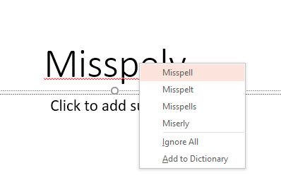 Проверка орфографии
