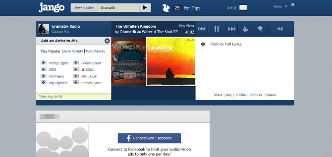 10 бесплатных альтернатив Pandora Мы даем Thumbs-Up веб-плеер jango