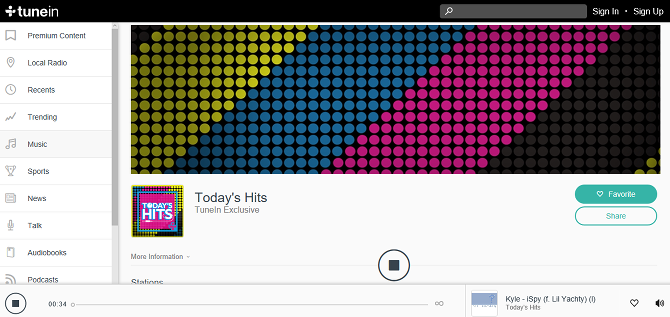 10 бесплатных альтернатив Pandora Мы даем Thumbs-Up веб-плеер Tunein Radio