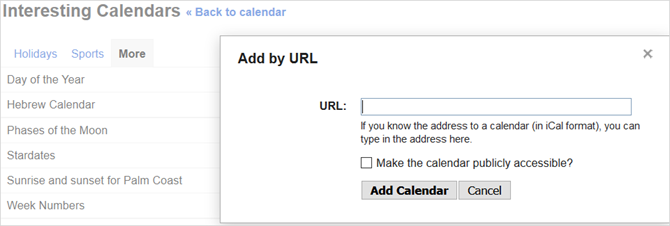 подключить гугл календари веб