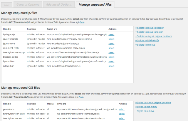 лучше WordPress минимизировать