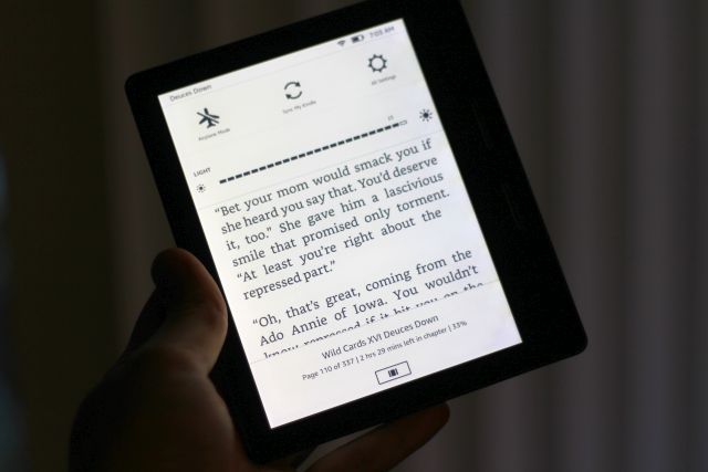 максимальная подсветка оазиса Kindle Amazon