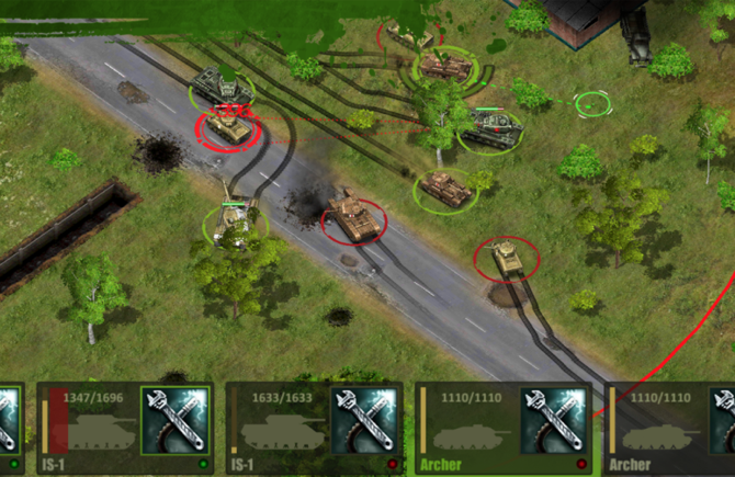 танковые игры - Tank Tactics Battle
