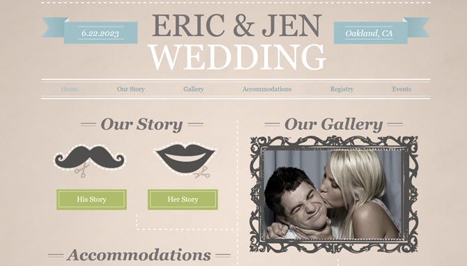 шаблон в стиле фанк помолвка