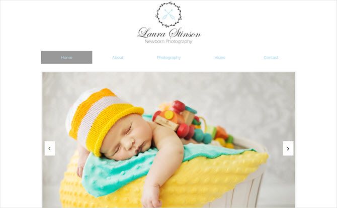 шаблон сайта для новорожденных
