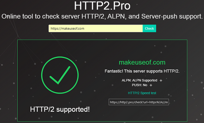 Тестовый инструмент HTTP / 2