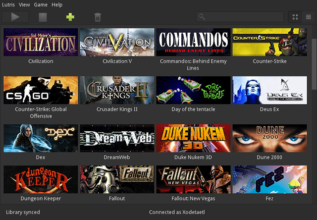 Linux-игровые платформы-Lutris