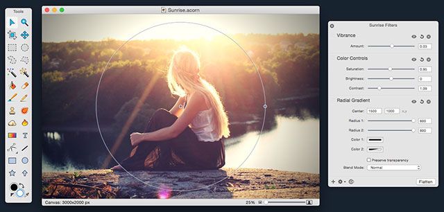 Лучшие бесплатные и платные редакторы изображений для Mac OS X acorn5