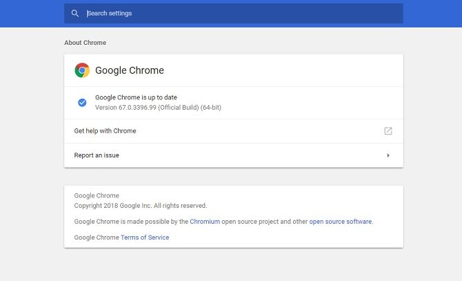 Google Chrome должен автоматически обновляться