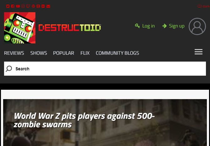 Destructoid-Video Game-сайт