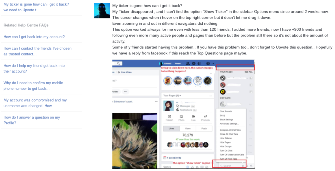 Facebook убивает тикера с друзьями' /></p>
<p>Жалобы поступают от людей с большим количеством друзей, которые использовали тикер, чтобы следить за своей деятельностью. А с исчезновением &laquo;Тикера&raquo; они утверждают, что Facebook показывает посты, которые их не очень интересуют. Это говорит о том, что им нужно потакать в Facebook, чтобы избавиться от мертвой древесины.</p>
<h2>Хватит подкрадываться к друзьям на Facebook</h2>
<p>Хотя мы можем понять раздражение людей от потери функции, которую они активно использовали, мы полагаем, что они в меньшинстве. И у Facebook будут свои причины убить тикера, даже если социальная сеть не будет обнародовать эти причины. И по крайней мере, крипы теряют оружие</p>
<div style=
