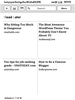 Как сохранить веб-статьи для последующего чтения на планшете Kindle Instapaper Прочитать последующие разделы статьи View thumb