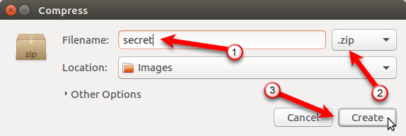 скрыть файлы в изображениях в Linux