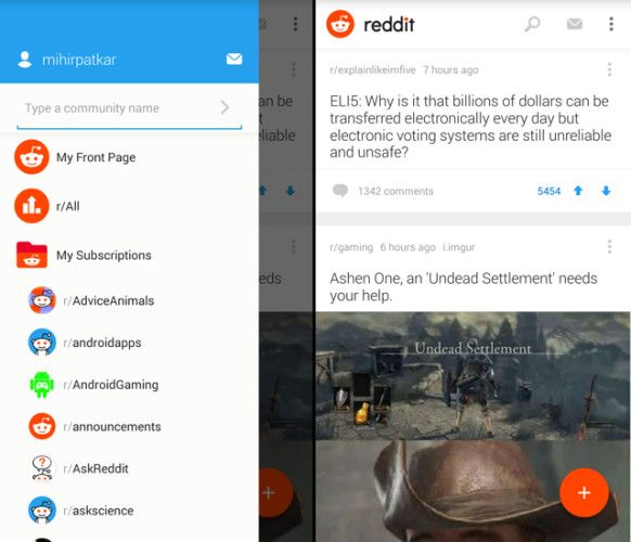 Best-Reddit-мобильные приложения-официальный-subreddits-Frontpage
