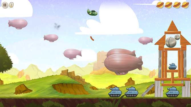 Готовы стать странным? 7 Bizarre Mobile Games You' /></p>
<p>Выполнив 128 уникальных миссий, вы будете зарабатывать монеты за свои успехи. Обменяйте эти ценные монеты на разных бомбардировщиков или копите на Атомную колбасу. Ваша лучшая стратегия — создать цепную реакцию, которая уничтожит захватчиков одной сосиской. Прицелься и спланируй свое падение, потому что нет ничего хуже, чем колбаса, лежащая на земле.</p>
<p><iframe width=