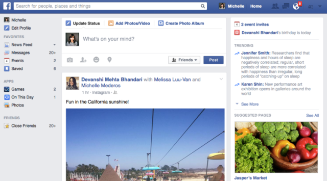 facebook-график