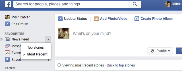 Timeline-Facebook-самый недавний-рабочий стол