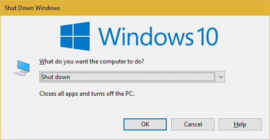 Как остановить Windows 10 от открытия последних открытых приложений при загрузке Windows 10 Диалог выключения