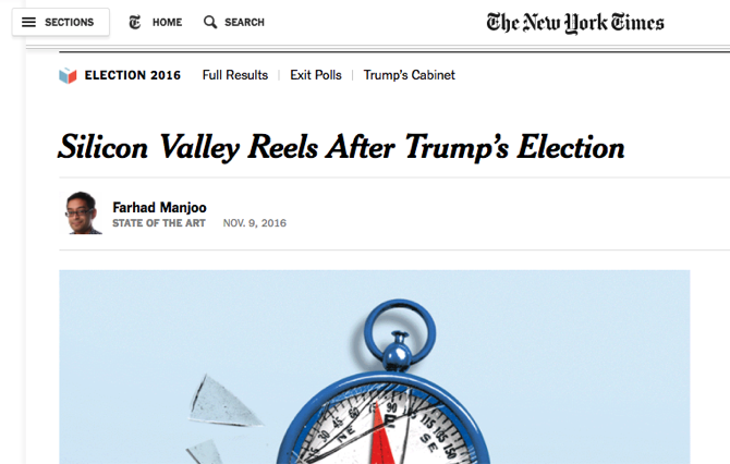 выборы в Силиконовой долине