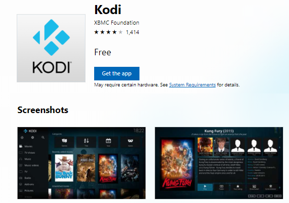 Как установить Kodi в Windows, магазин Kodi