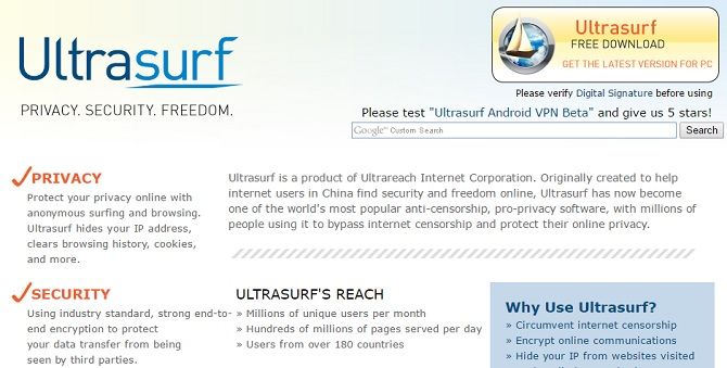 5 методов обхода заблокированных сайтов UltraSurf