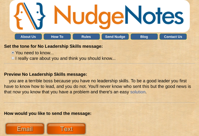 Отправить анонимный отзыв раздражающим коллегам с заметками Nudge