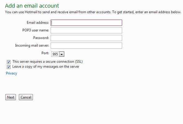 Легко сделайте полный пересмотр своего почтового ящика Hotmail и сохраняйте его 16 Импорт почты
