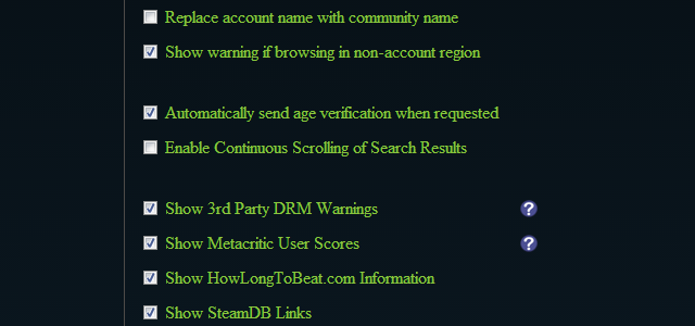 6 улучшенных паров делают клапан' /></p>
<p>Enhanced Steam может сделать гораздо больше, и все эти функции можно настраивать. Загрузите и попробуйте сами. Чтобы получить более полезные инструменты для улучшения работы со Steam, обязательно ознакомьтесь с нашим списком инструментов, улучшающих Steam.</p>
<p>,</p>
<p>У вас есть другие любимые инструменты для получения максимальной отдачи от Steam? Оставьте комментарий и поделитесь им!</p>
<p>Кредит Фотографии: Джошуа Ливингстон Flickr</p>
<p><div class=