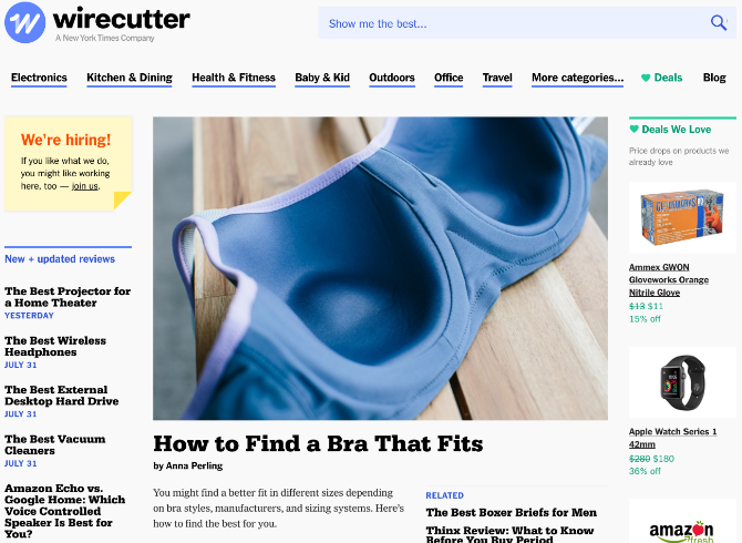 5 сайтов, чтобы найти обзоры продуктов, сравнить что-нибудь и решить, что купить wirecutter