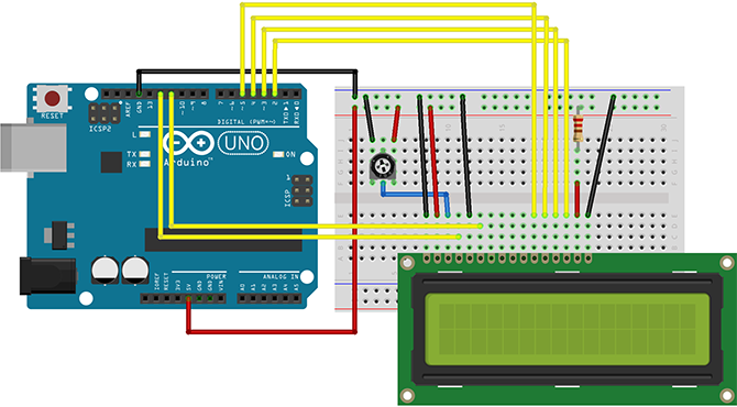 Arduino дисплей жк