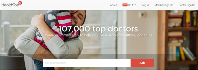 главная страница Healthtap