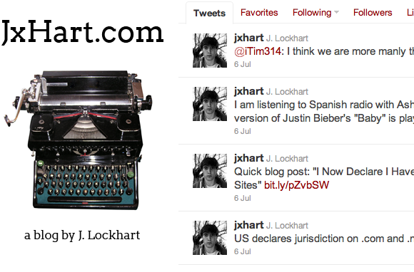 создать твиттер фон