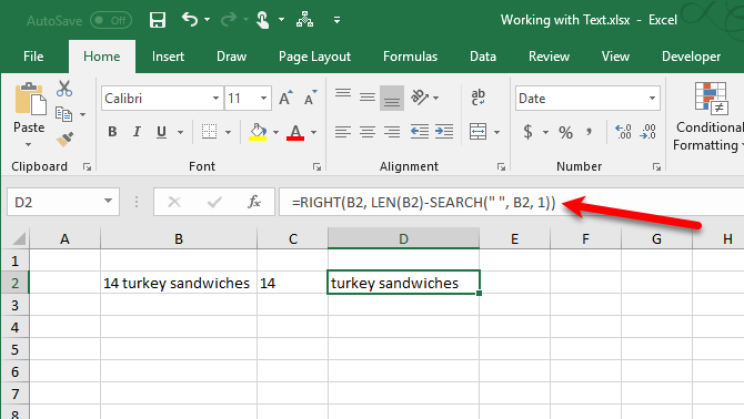 текстовые функции Excel - разделяйте текст на несколько ячеек