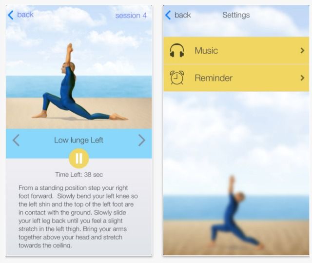 пятиминутное приложение для йоги