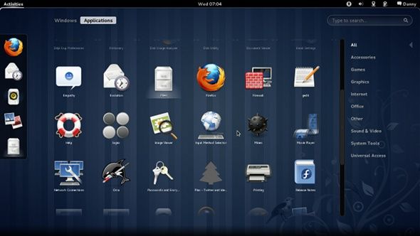 Fedora Linux дистрибутив