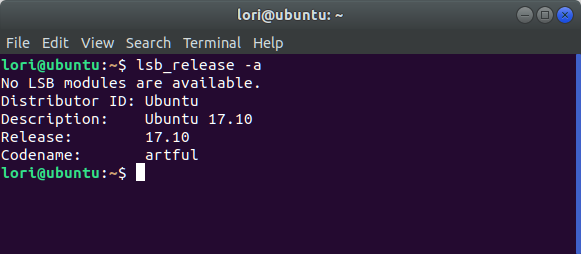Проверьте свою версию Ubuntu