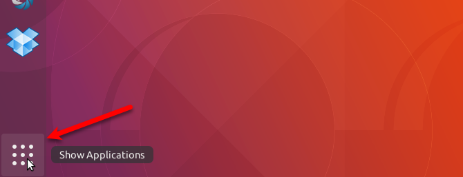 Показать приложения в Ubuntu 17.10