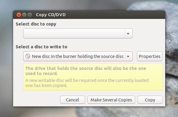 записывать диски с Linux