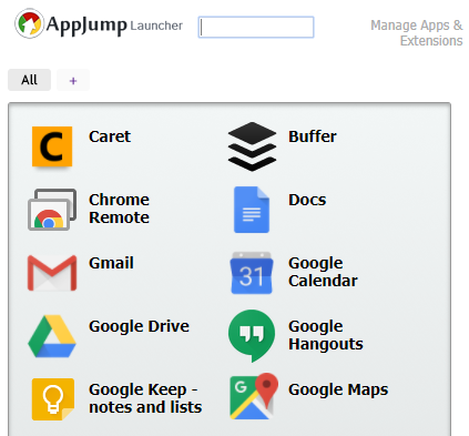 заменить Chrome App Launcher
