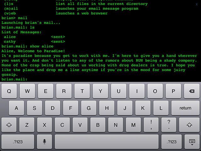 Hack RUN: притворись хакером в этой текстовой приключенческой игре hackrun alice