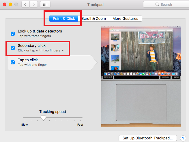 Как щелкнуть правой кнопкой мыши Mac Trackpad Mac правой кнопкой мыши