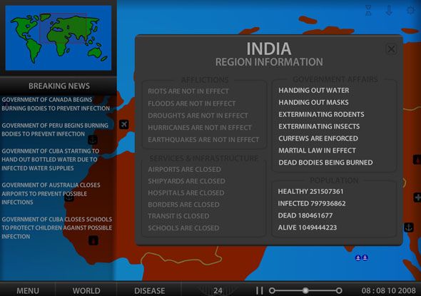 Распространяйте болезни и уничтожайте человечество с помощью лучших пандемических игр [Web, iOS и Android] pandemic2 3