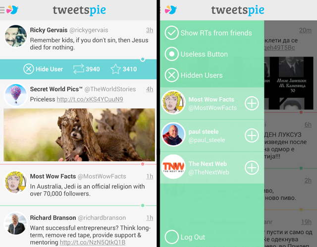 tweetspie-андроид