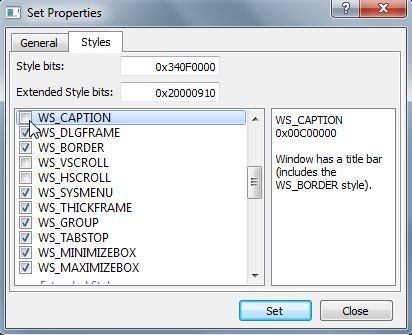 Управление и изменение окон активных программ с помощью Windows Detective windetective8
