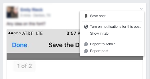 Как получать групповые уведомления Facebook, не оставляя комментариев FB-уведомления