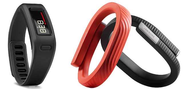 Best-Подарки-For-Geeks-Под-100-долларов-Garmin-Vivofit-Jawbone-UP24-смарт-групп