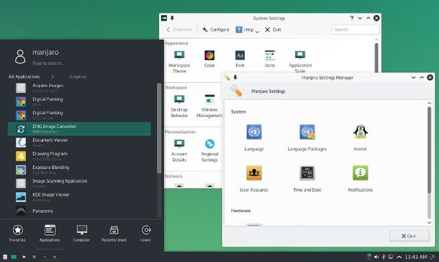 plasma5-состояние-manjaro