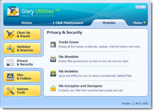 Обеспечьте бесперебойную работу ПК с помощью Glary Utilities Pro glary utilities02
